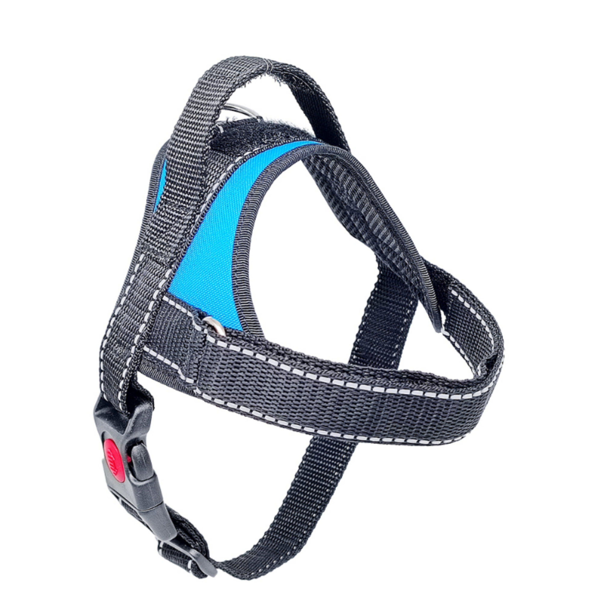 Harness for medium and large breed dogs Light Blue with handle