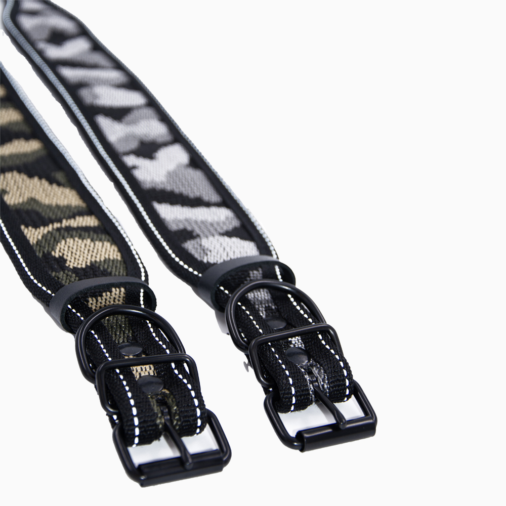 Fabric collar with buckle