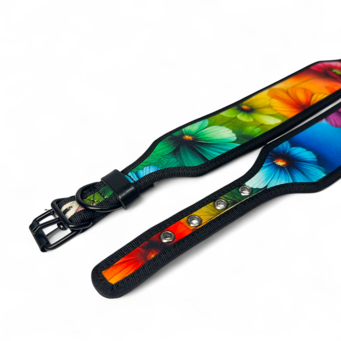 “Tropical Bloom” Premium Dog Collar