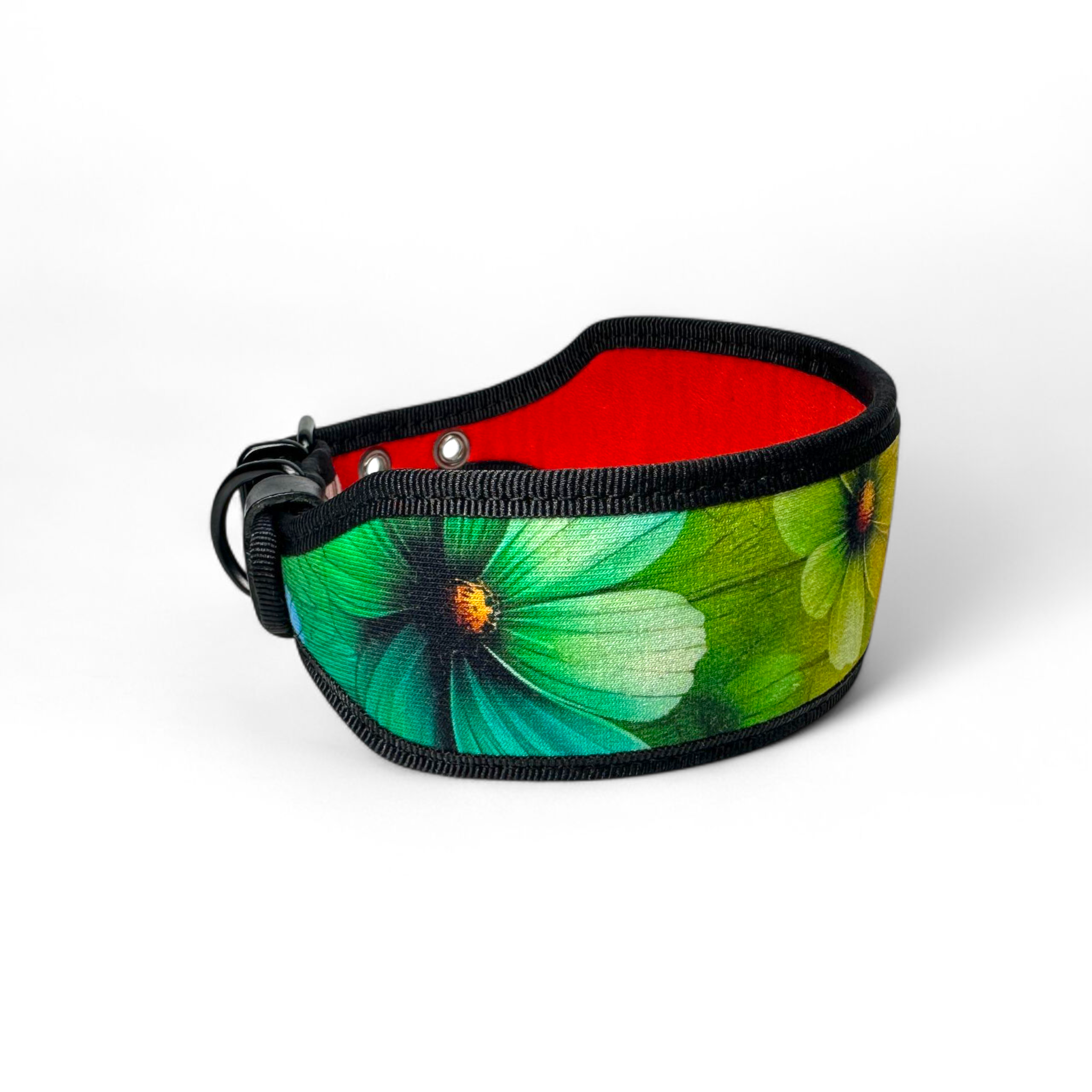 “Tropical Bloom” Premium Dog Collar