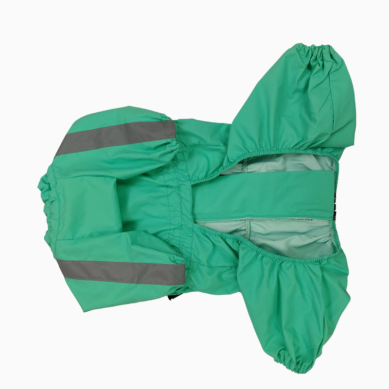 Waterproof Dog Rain Suit for Males “Green Life”
