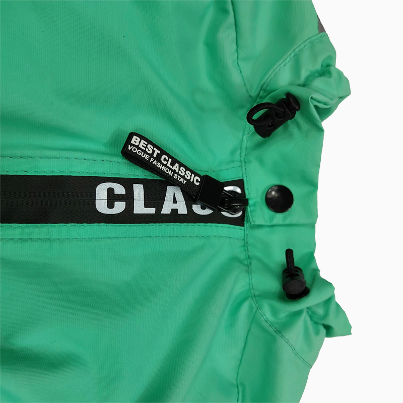 Waterproof Dog Rain Suit for Males “Green Life”