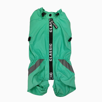 Waterproof Dog Rain Suit for Males “Green Life”