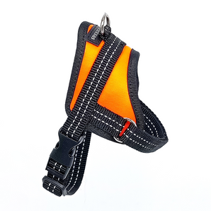 Harness for Small Breeds Neon Orange